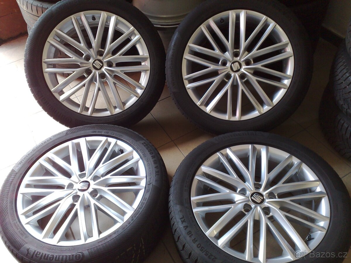 alu kola 5x112 r18 original seat ateca,škoda karoq