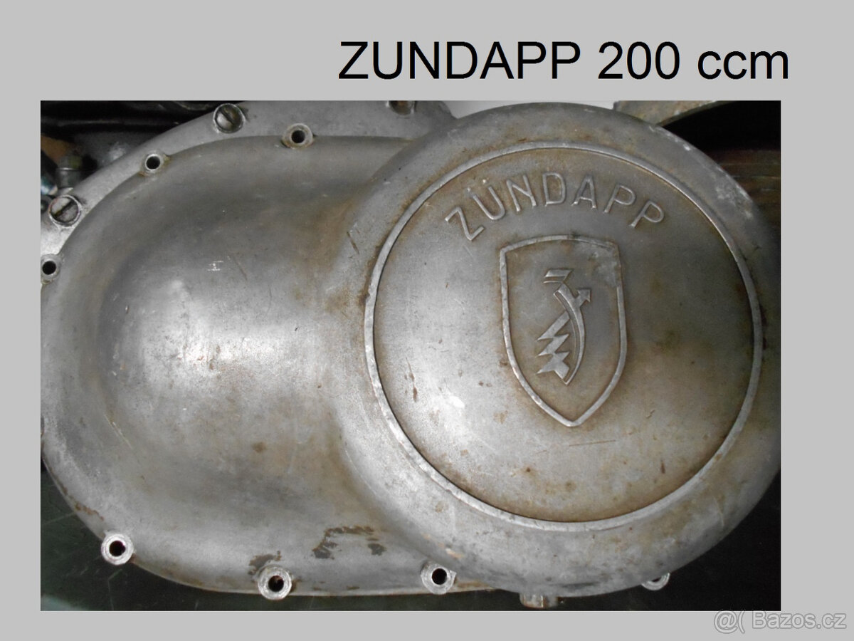 motor NSU 200 ccm a Amal