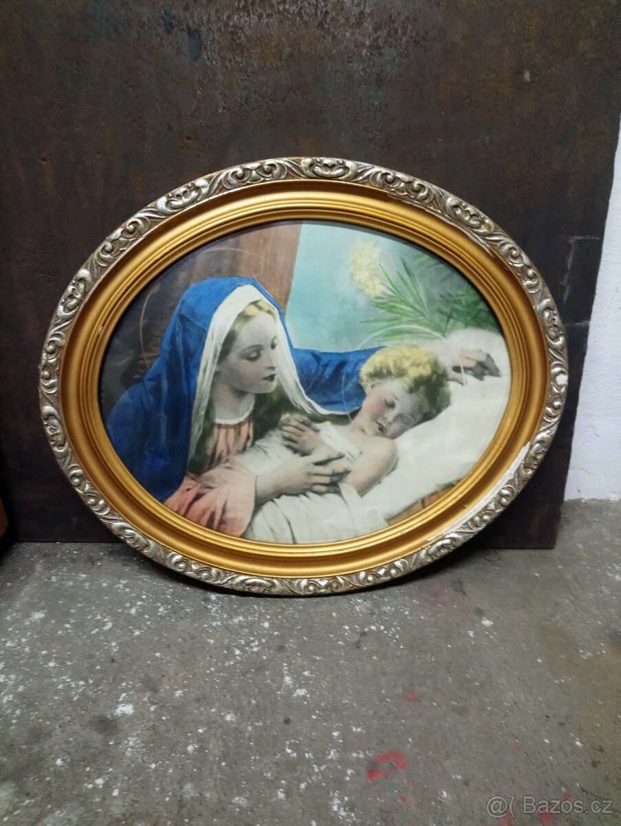 OBRAZ MARIE S JEŽÍŠKEM