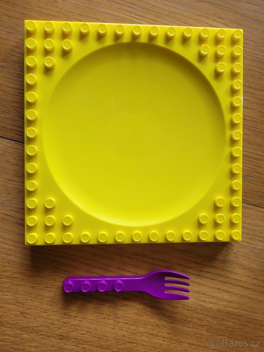 Set lego plitky a hluboky detsky talir