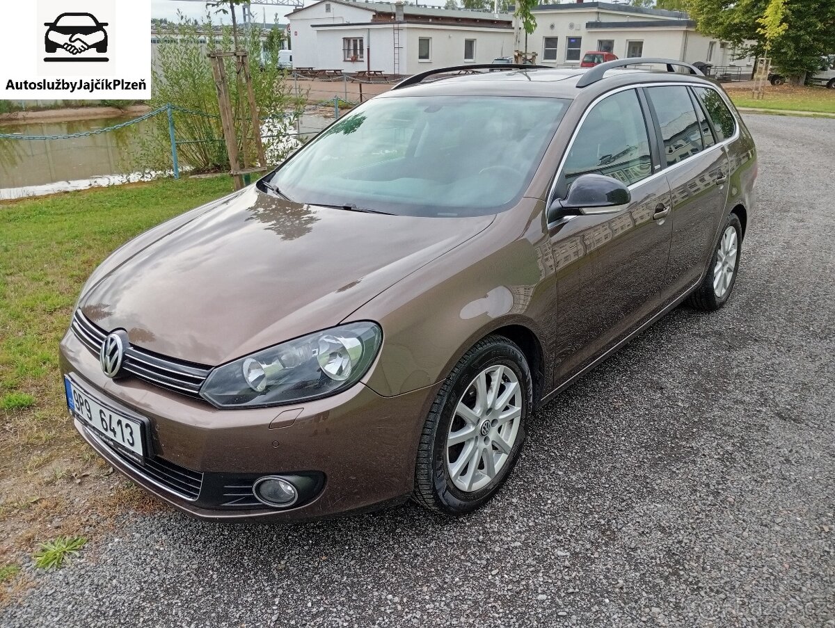 VW Golf 6 combi 2,0 103 kw 1.majitel z Německa serviska