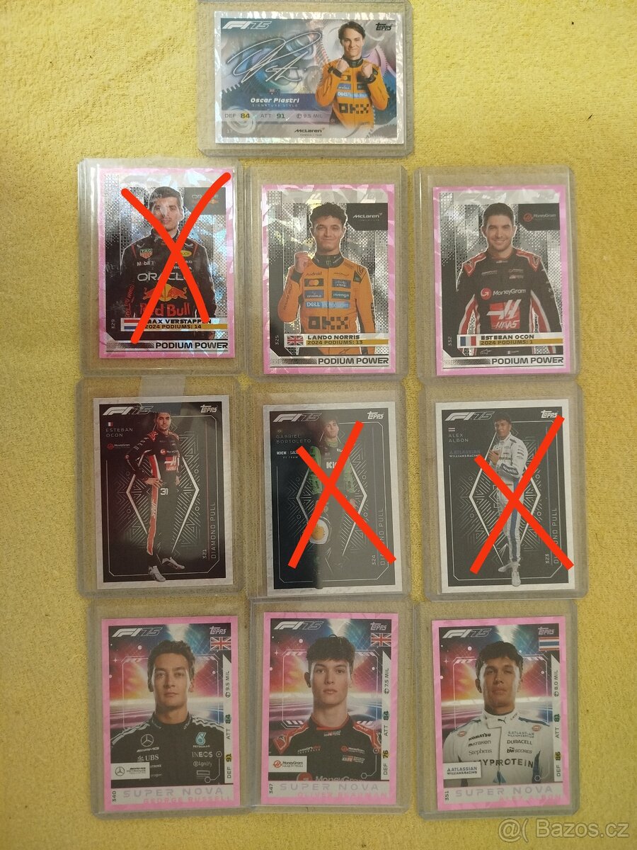 Turbo Attax F1 2025 - výměna/prodej