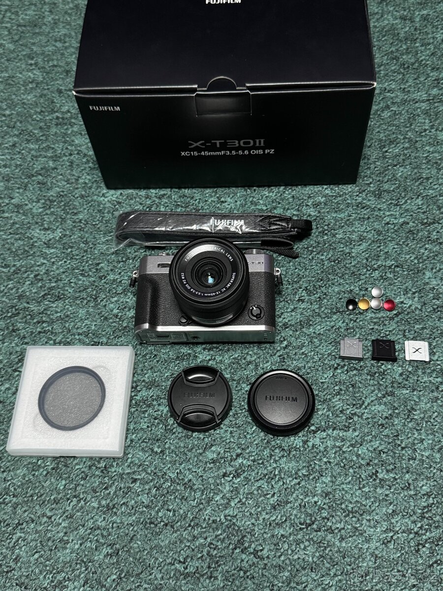 Fujifilm X-T30 II stříbrný + XC 15–45mm