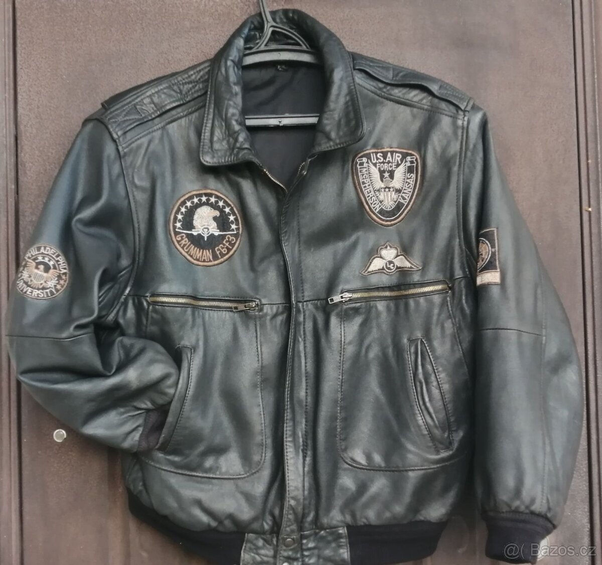 Kožená retro bunda vintage