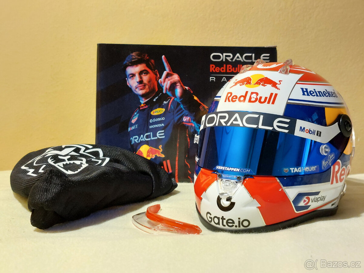 Predám Max Verstappen 2025 Red Bull F1 mini helma 1:2