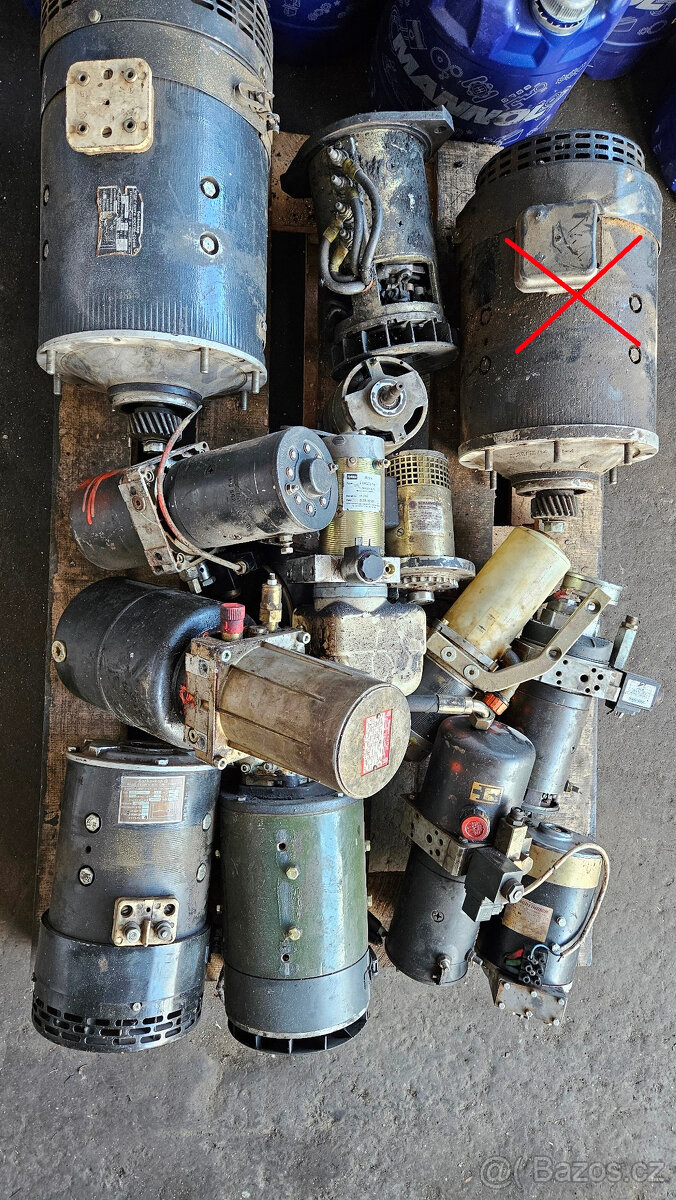 Prodám starší elektromotory 14 ks