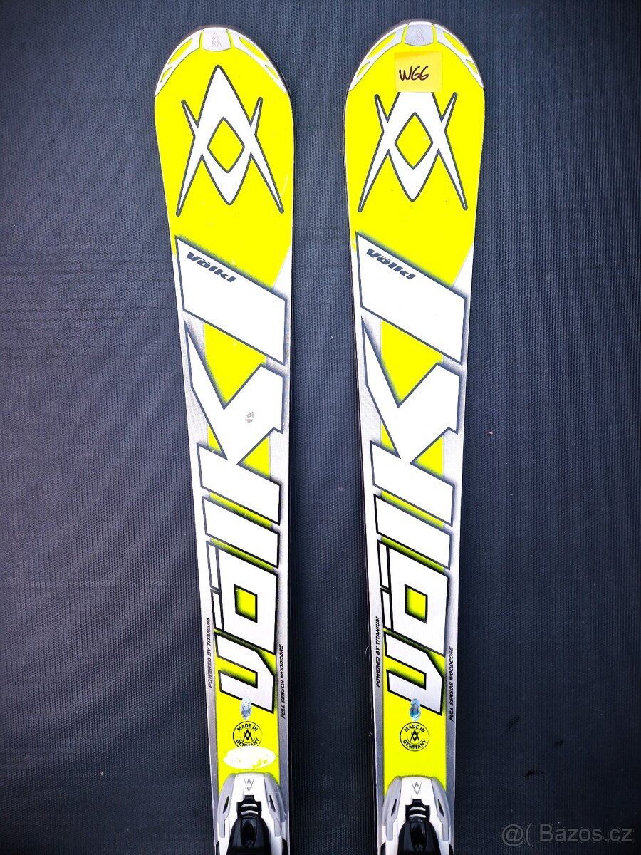 Zachovalé lyže VOLKL Racetiger SL 155 cm