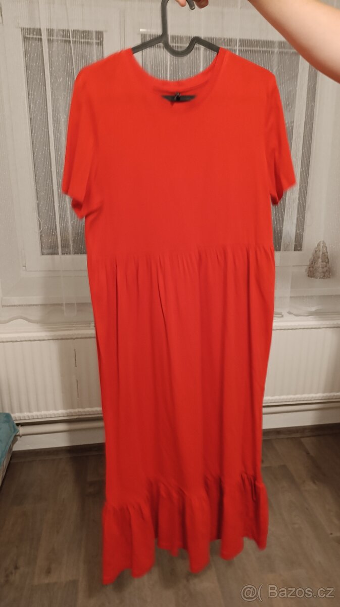 Červené šaty Only, vel. M