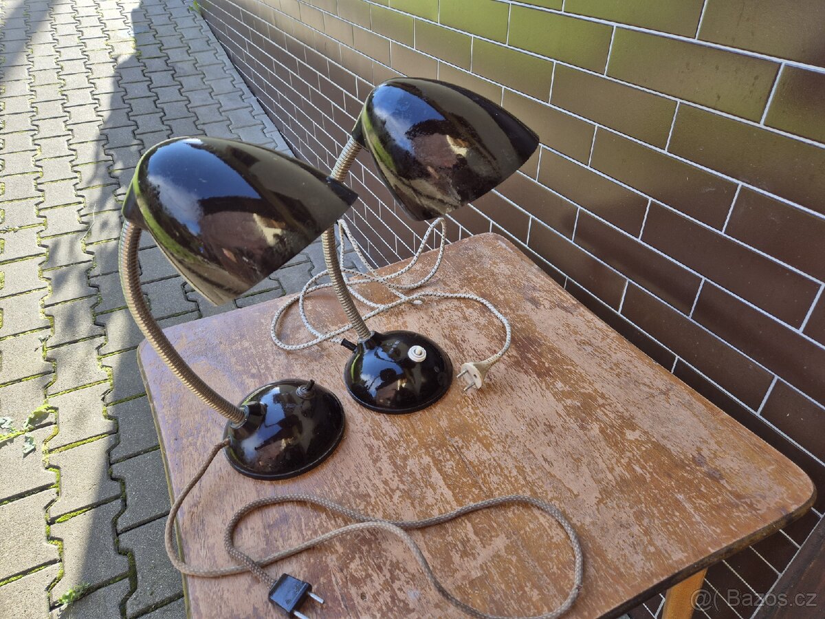 Bakelitové retro lampy