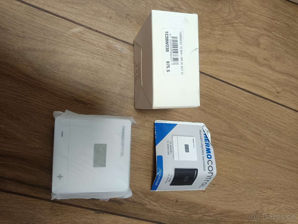 thermocontrol tc 20w-230 pokojový termostat -