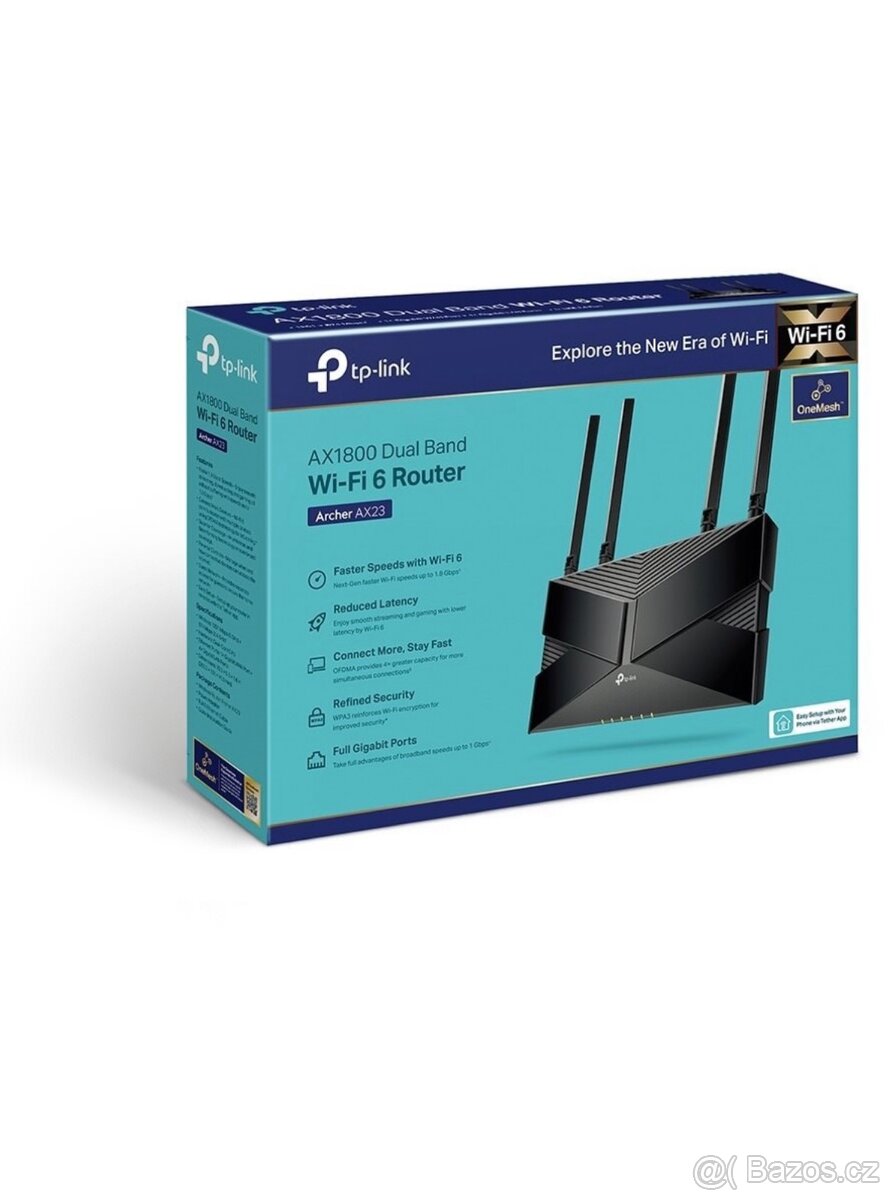 TP-Link Archer AX23 (AX1800) – nový, nepoužitý