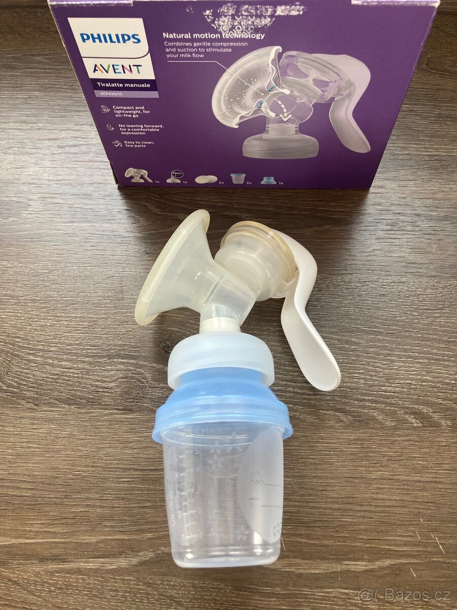 Manuální odsávačka mléka