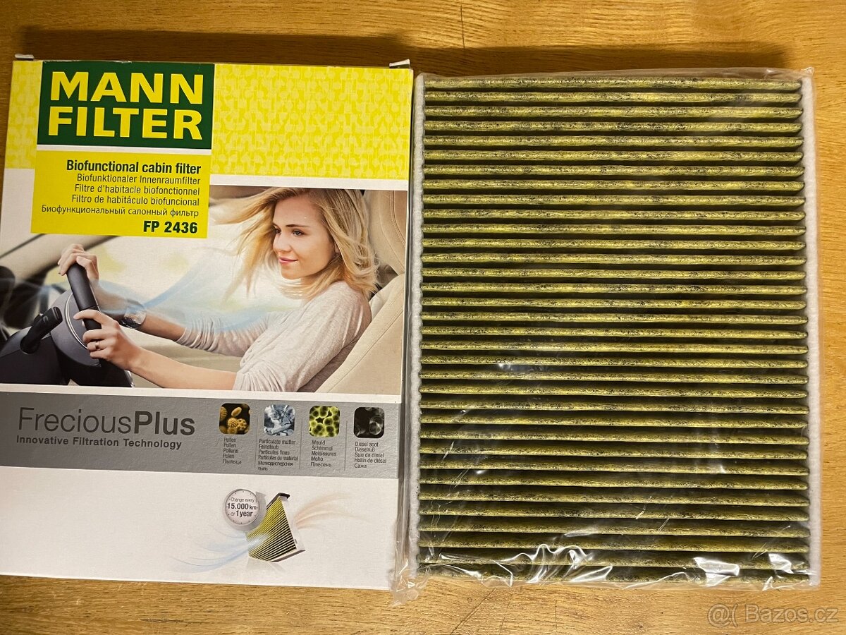 Kabinový filtr MANN-FILTER FP 2436, FORD, nový