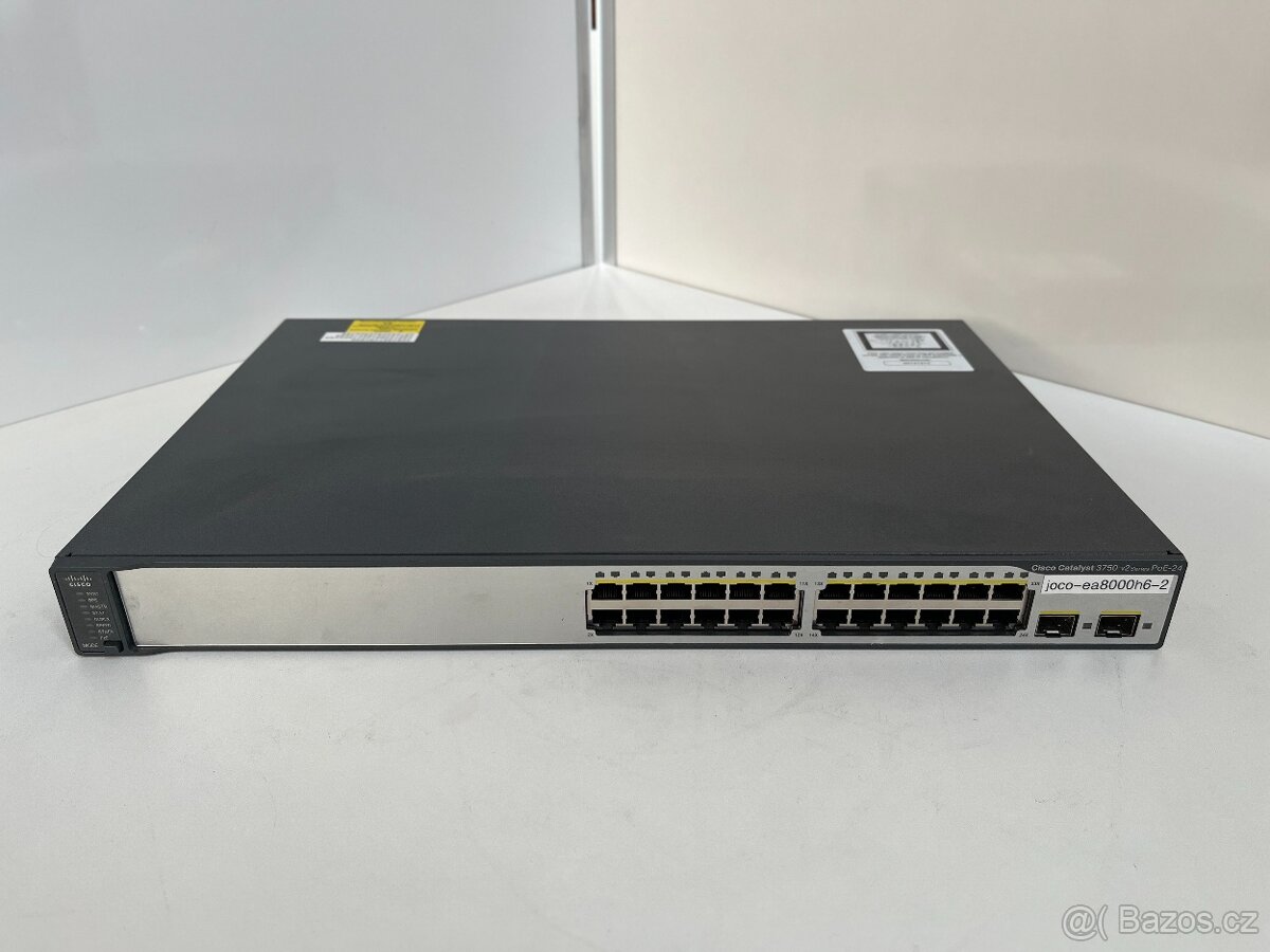 Kvalitní switch Cisco 3750v2 PoE