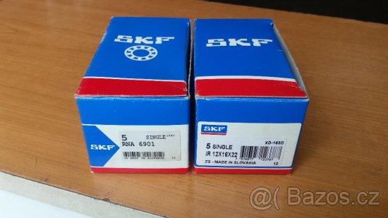Jehlové ložisko a vnitřní kroužek SKF :RNA 6901, IR 12x16x22
