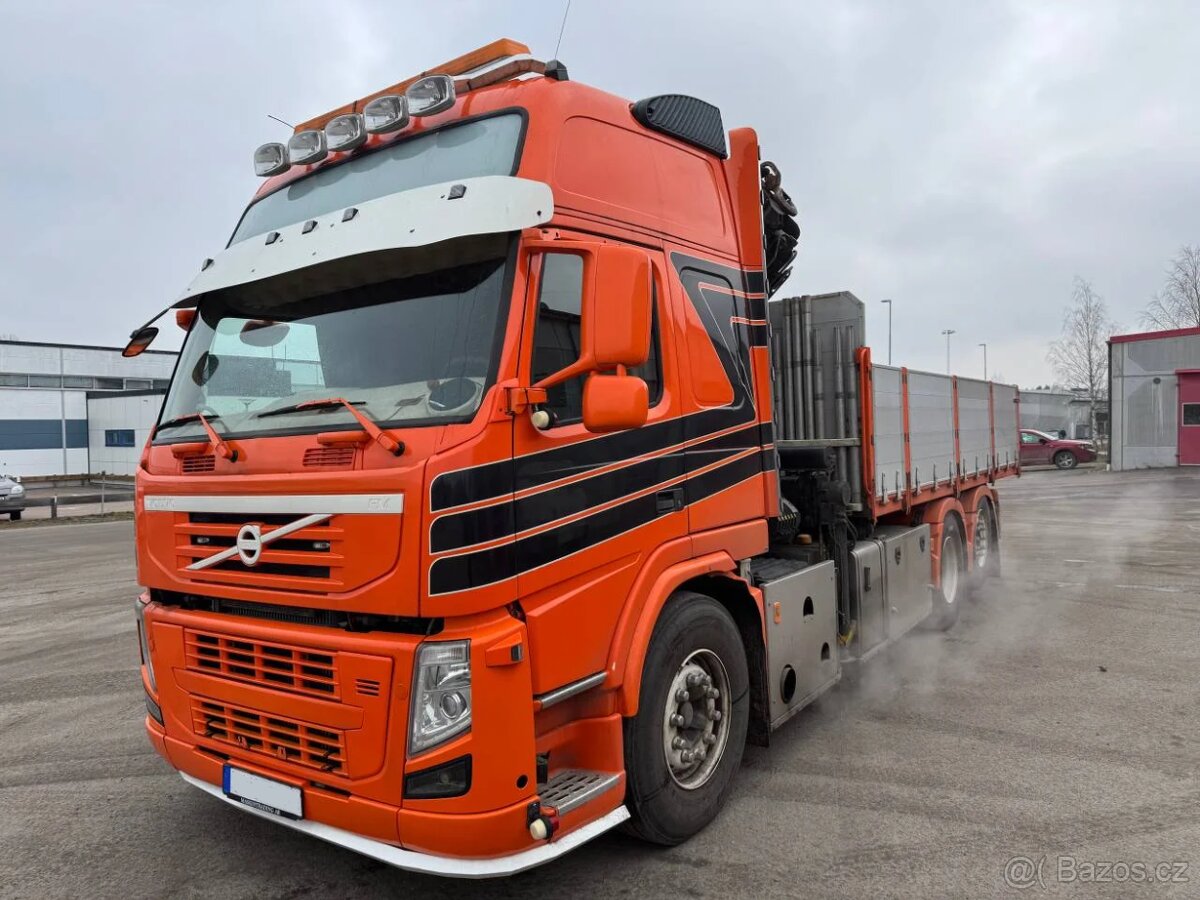 Volvo FM 460 6x2 valník s hydraulickou rukou