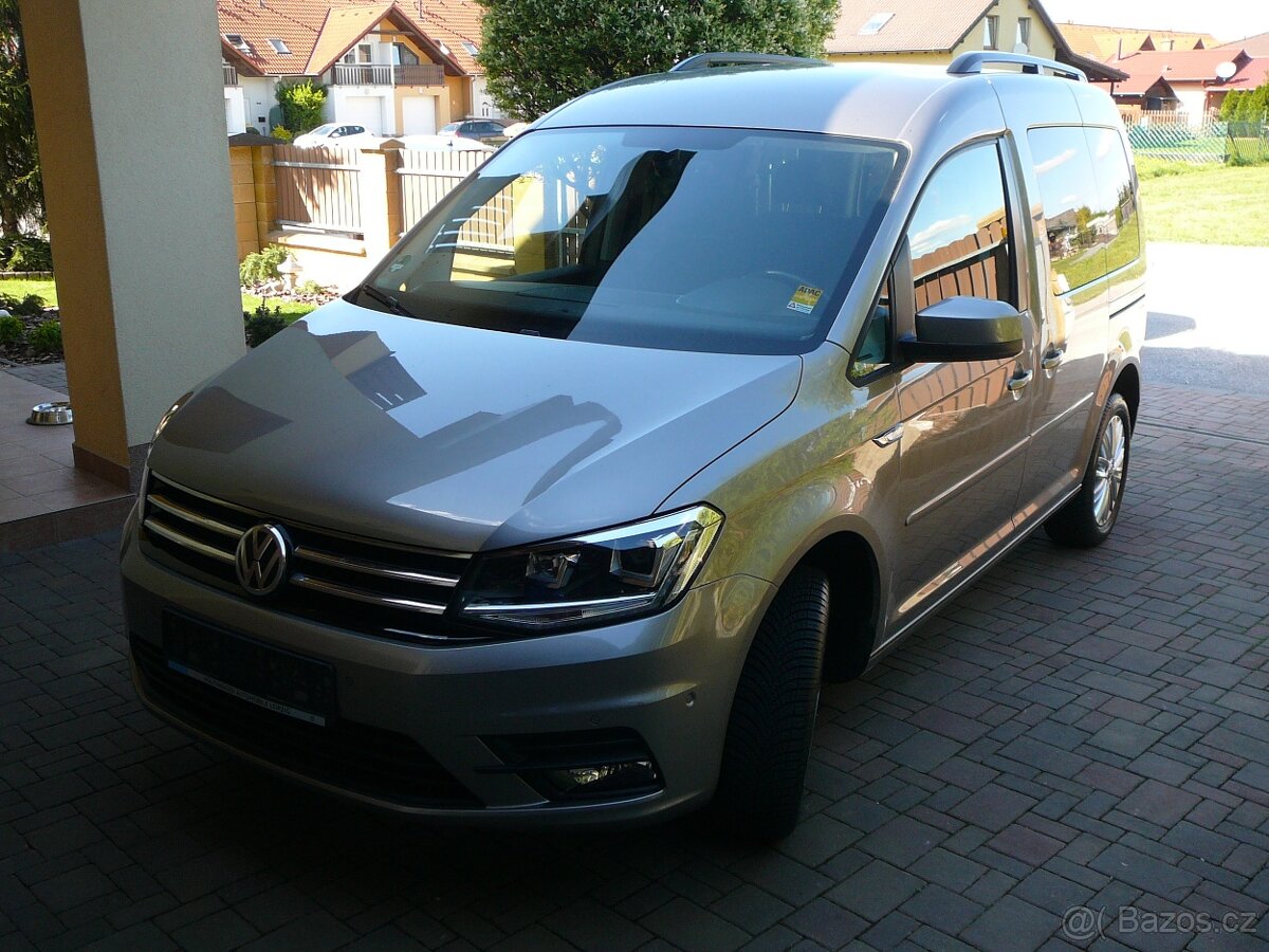 VW CADDY 1.4 TSI 92KW XENONY+LED KAMERA VYH.OKNO PARKPILOT -