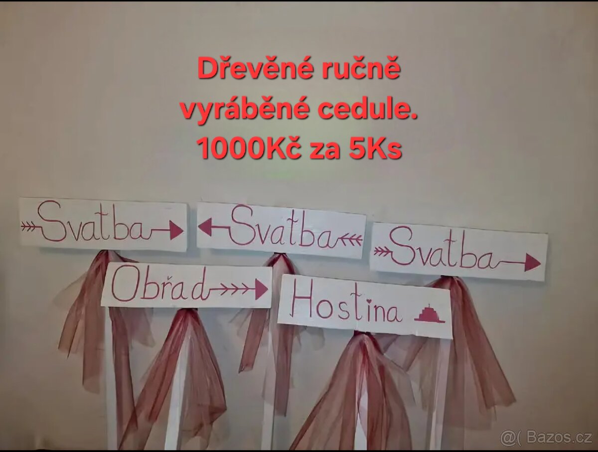 Dekorace na SVATBU