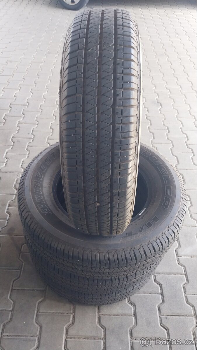 Prodám 4 x letní pneu Bridgestone 195/80/15