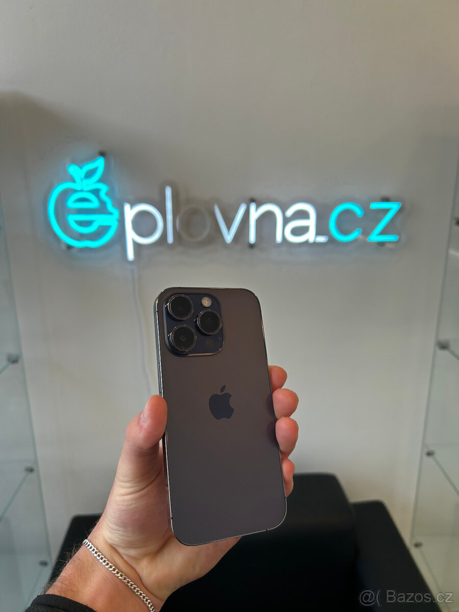 Apple iPhone 14 Pro 128GB DeepPurple - 100% bat. (Záruka)