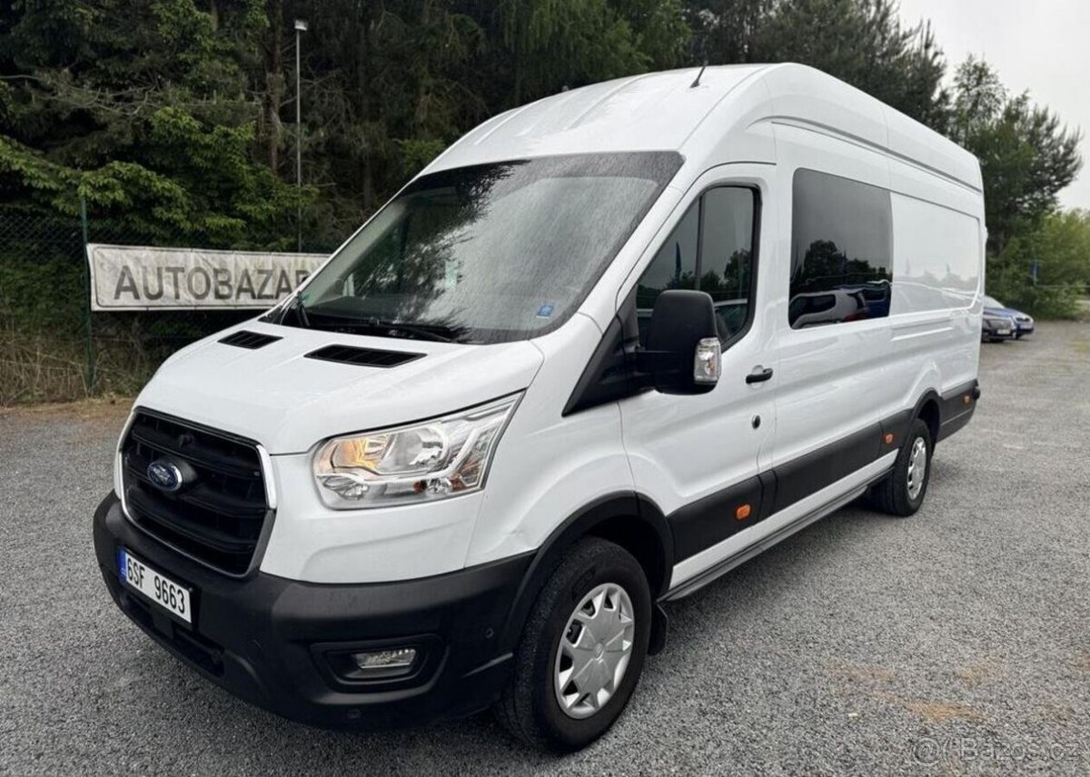 Ford Transit L4H3 JUMBO 6MÍST nafta manuál 96 kw