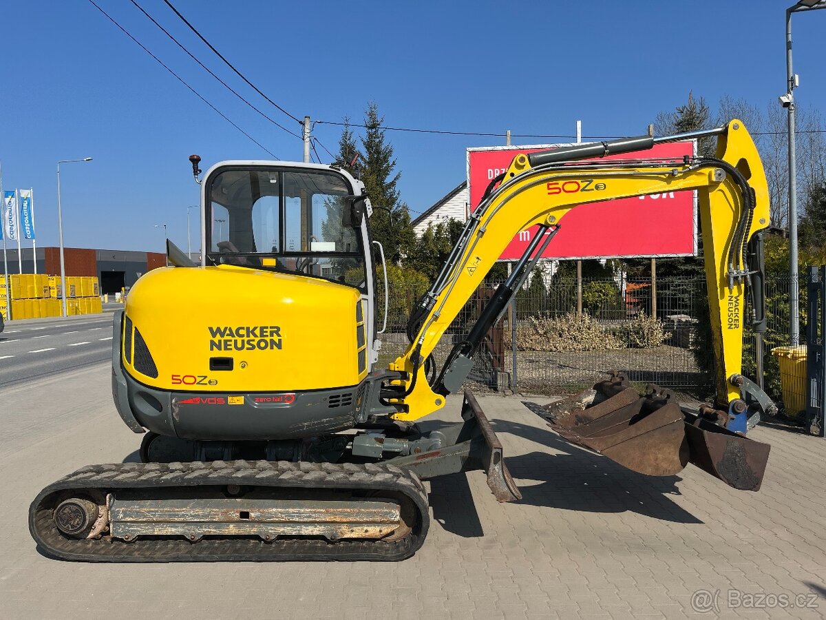 Minibagr pásový minirypadlo Wacker Neuson 50z3 VDS Yanmar