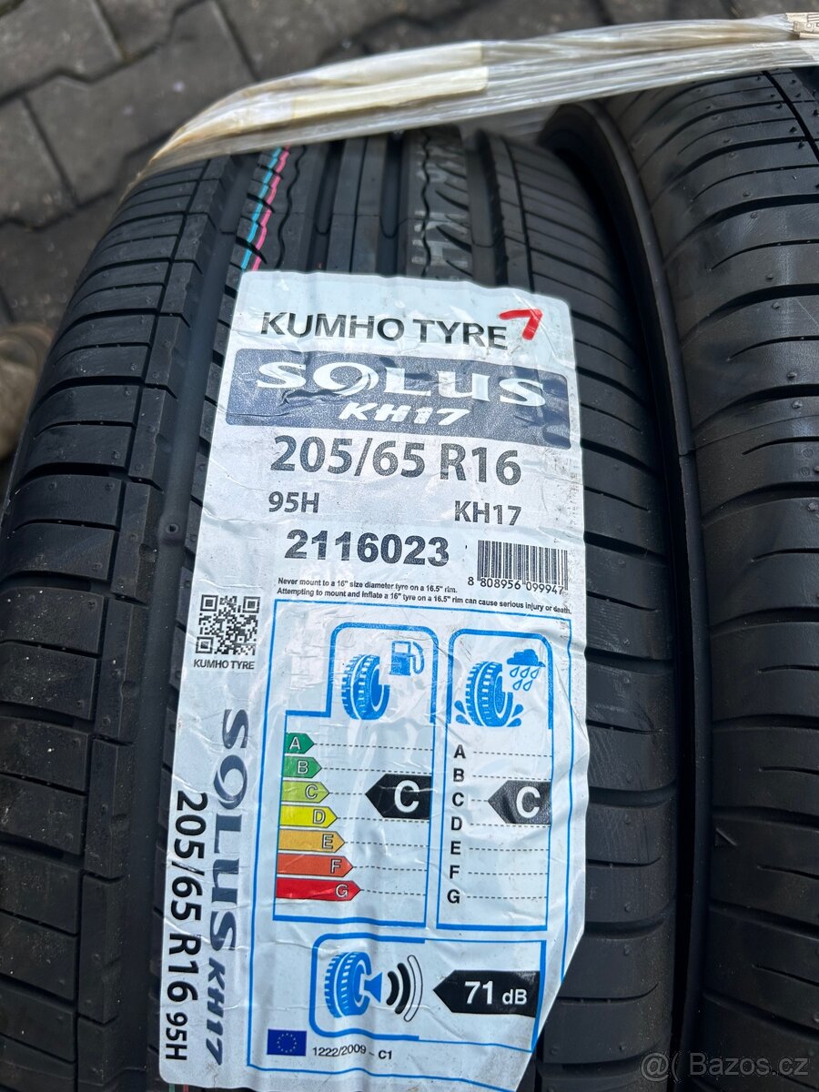 Letní pneu KUMHO 205/65/16 95H 2ks