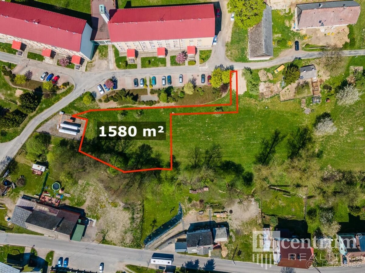 Prodej stavebního pozemku 1580 m2 Klášterec nad Orlicí