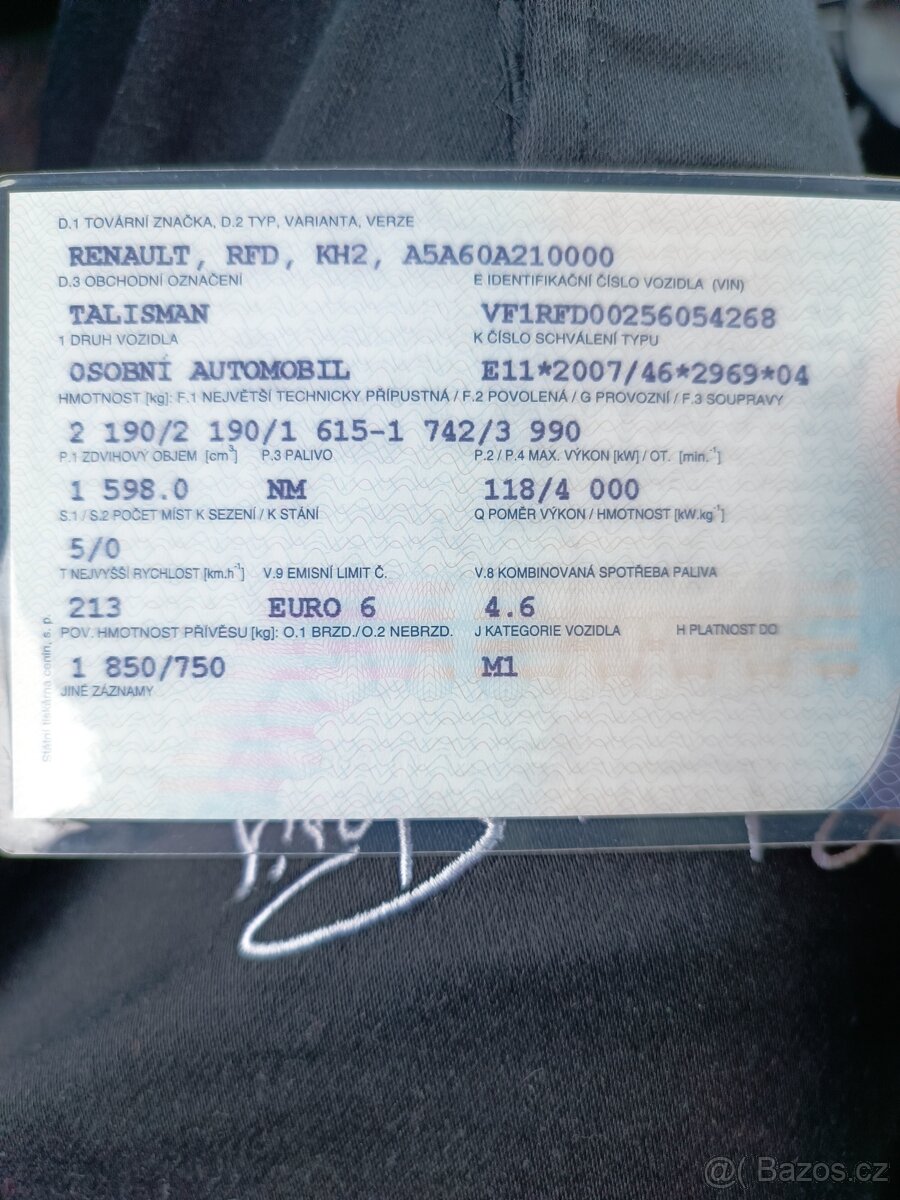 Talisman 1.6 TDCi 118kw 2016
