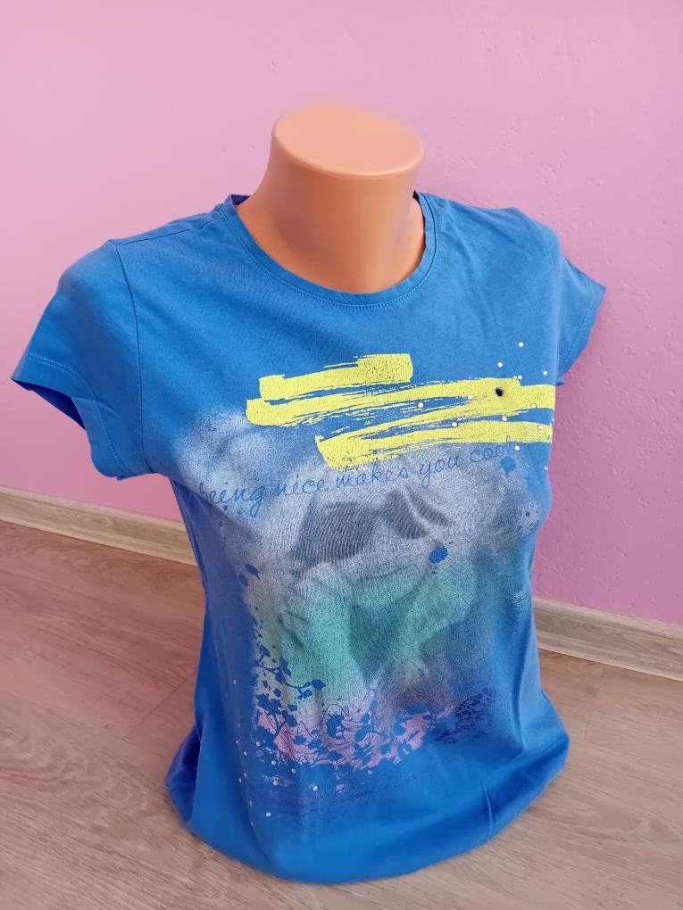 LETNÍ BAVLNĚNÉ TRIČKO - vel.M/L / zn.s.Oliver