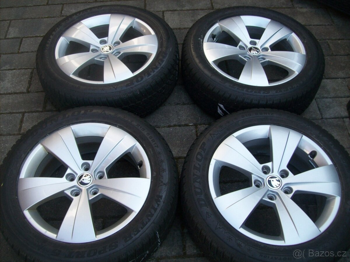 alu Škoda Superb3 VW Passat B8 zimní 215.55.17"90%