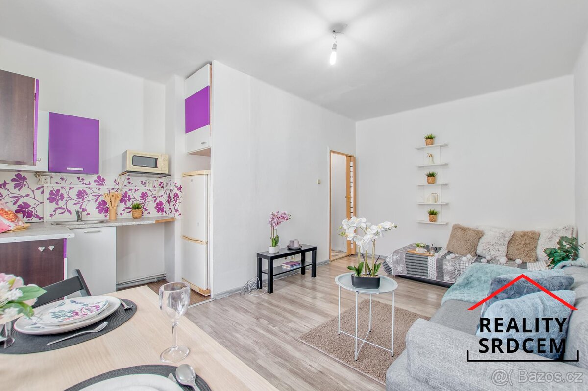 Pronájem bytu v os. vlast. o velikosti 1+kk/21 m2 + zasklená