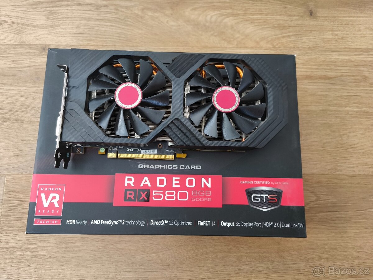 XFX GTS AMD Radeon RX 580 8GB GDDR5 TripleX Edition