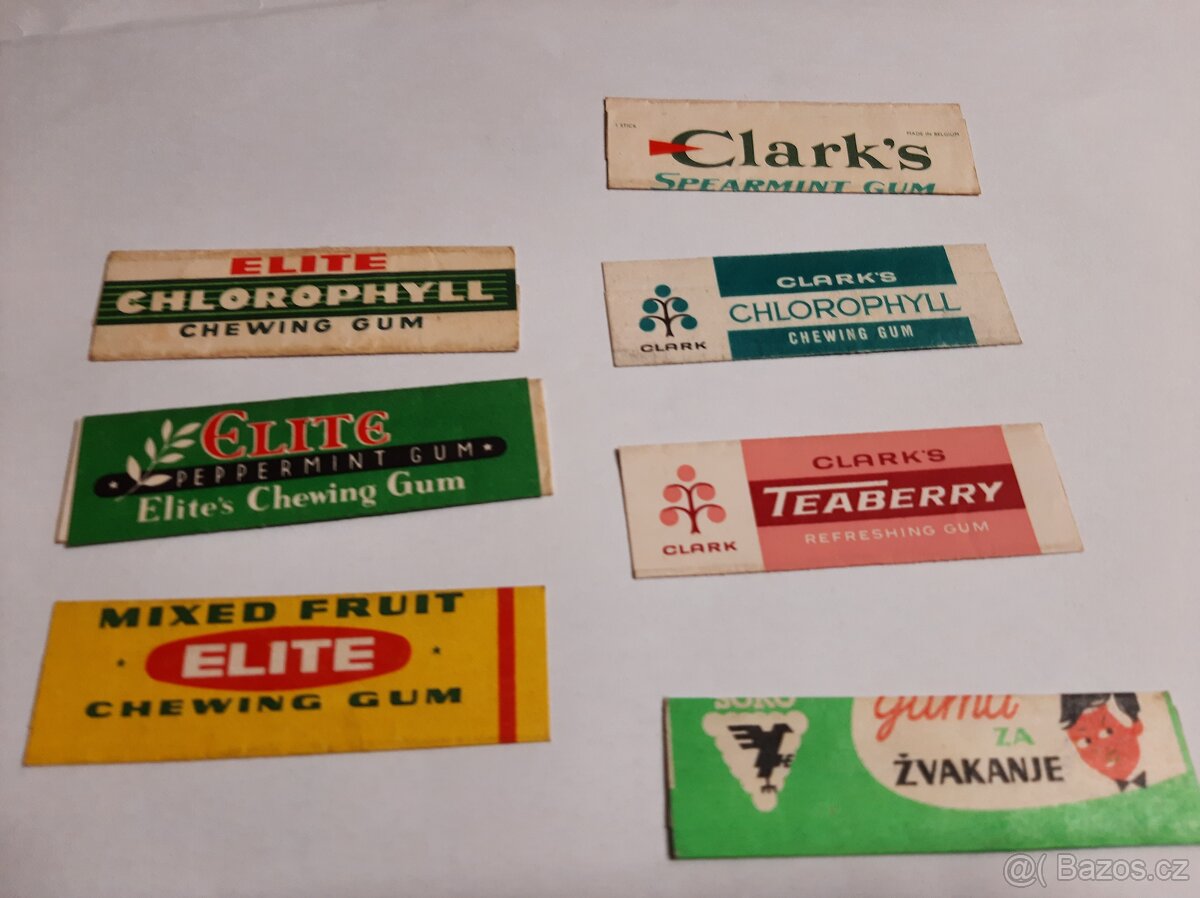 Obaly od žvýkaček