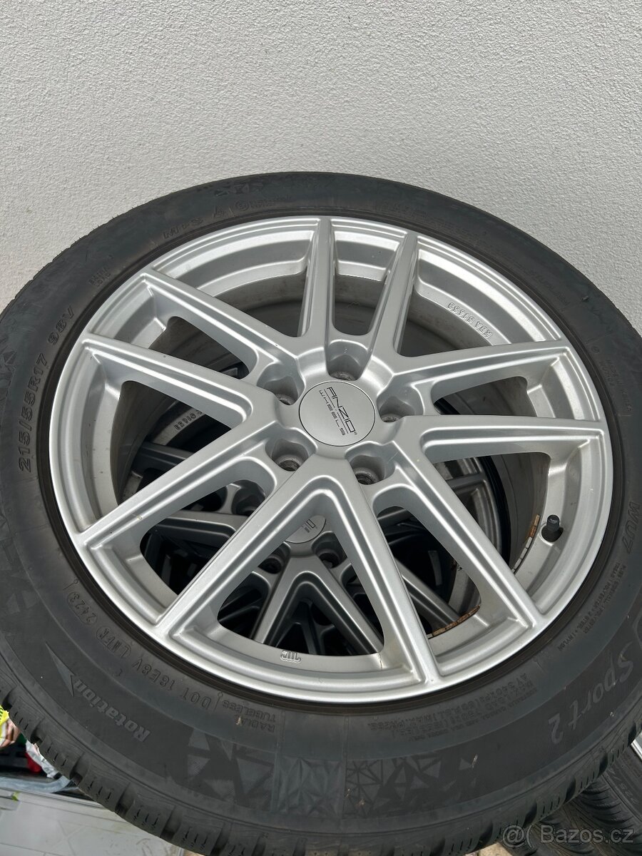 215/55 R17 zimné kola 5x112 mm