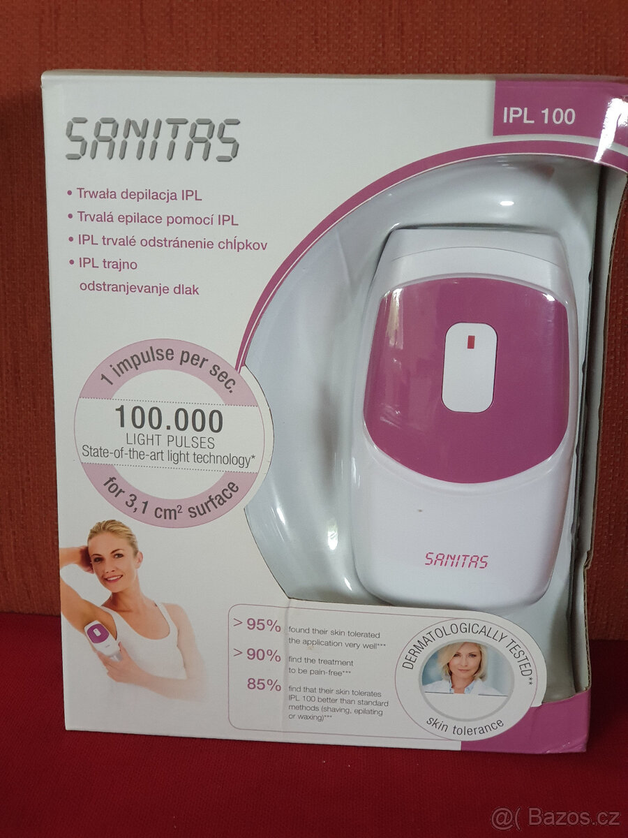 Epilátor Sanitas IPL 100