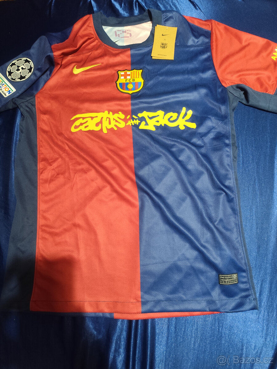 Dres Fc Barcelona Cactus Jack Travis Scott Nový s visačkami