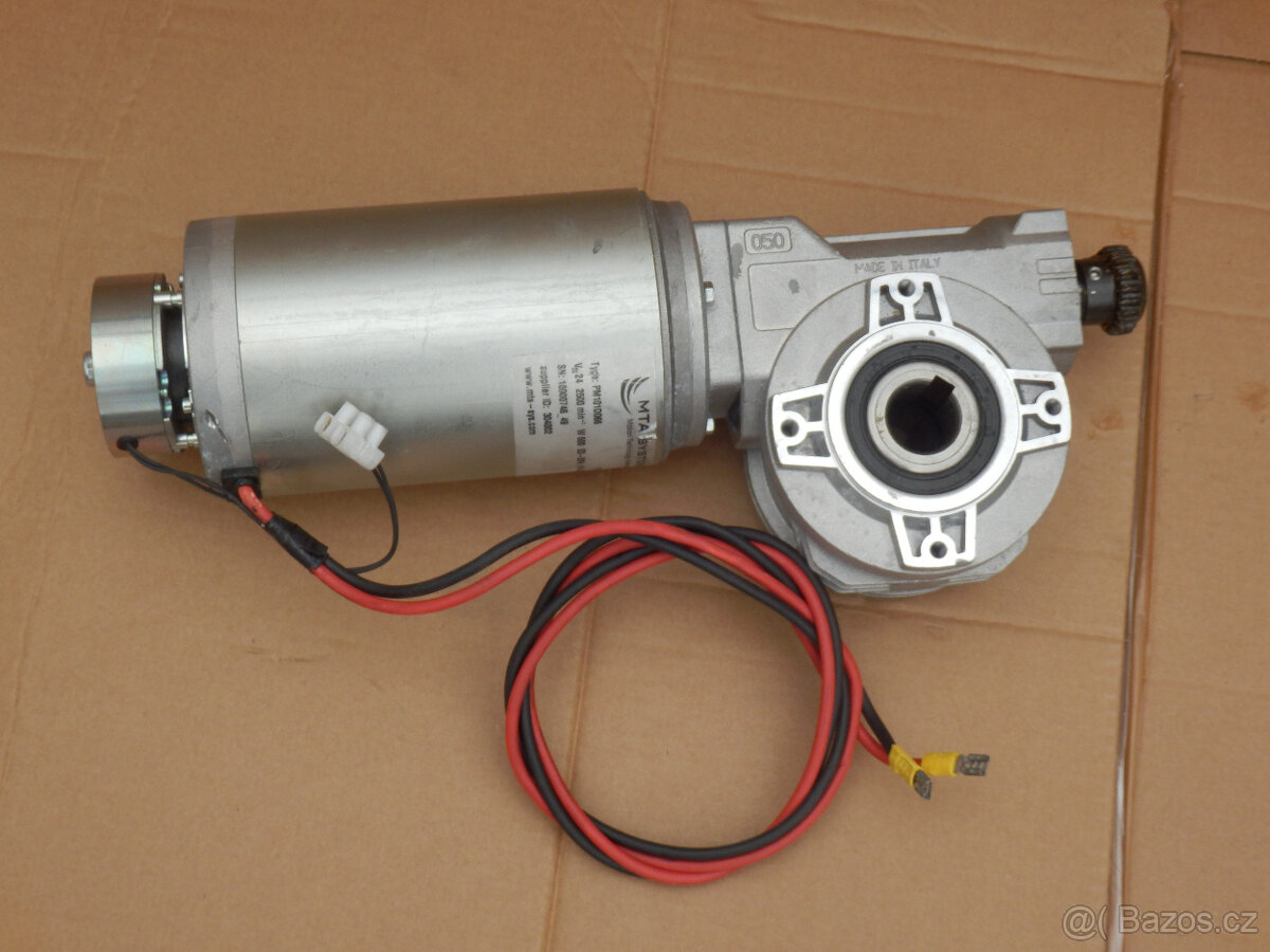 Elektromotor s převodovkou 600W 24V