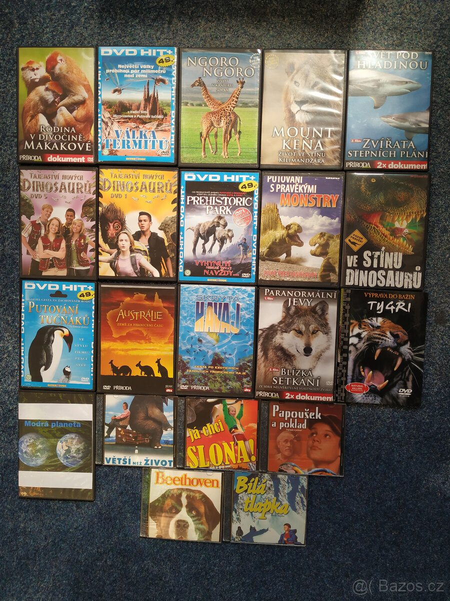 DVD přírodopisné dětské dinosauři