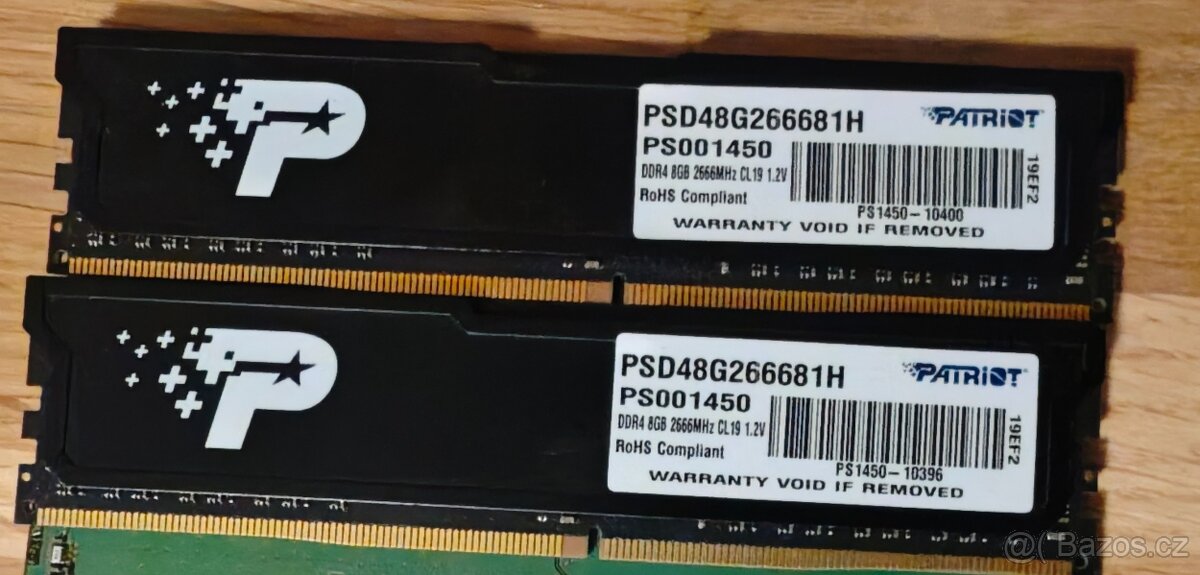 DDR4 2X8GB Patriot 2666MHz CL19
