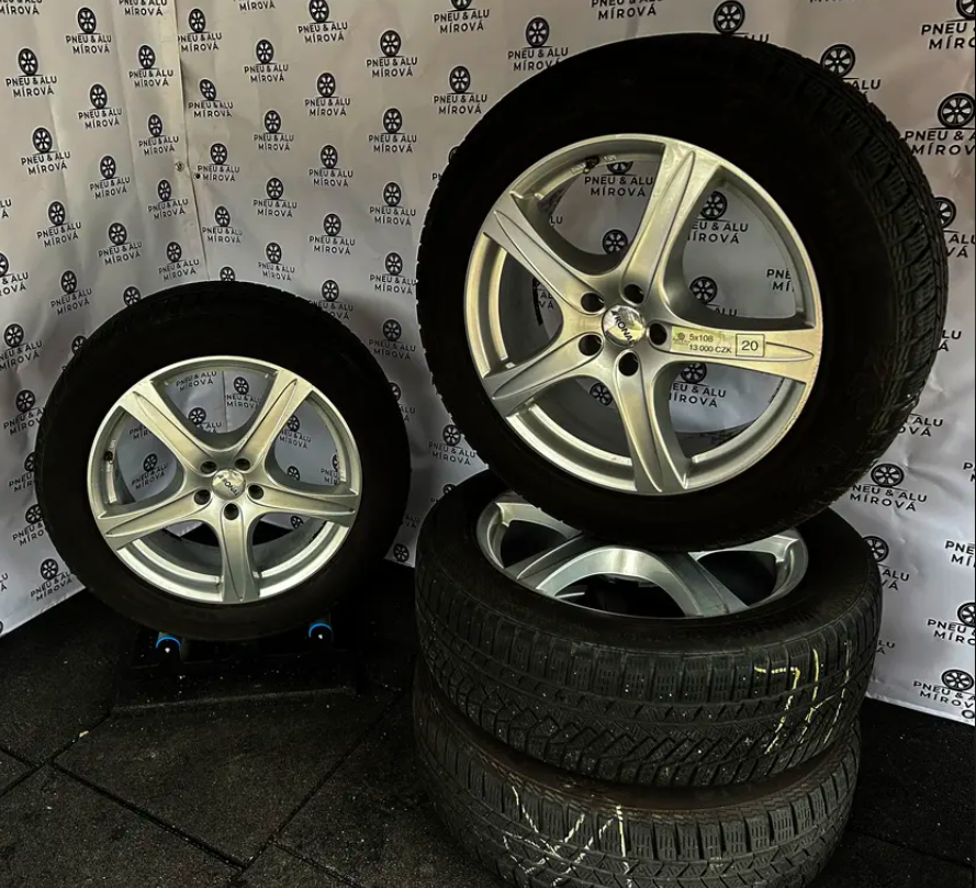 Alu kola Ronal 5x108 + zimní 235/55r19