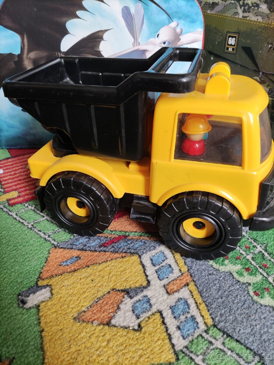 Skládací nákladní auto 30x20cm podobné Igráček