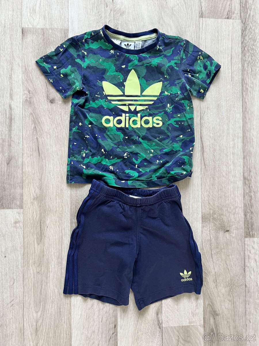 Adidas dětský komplet tričko + kraťasy