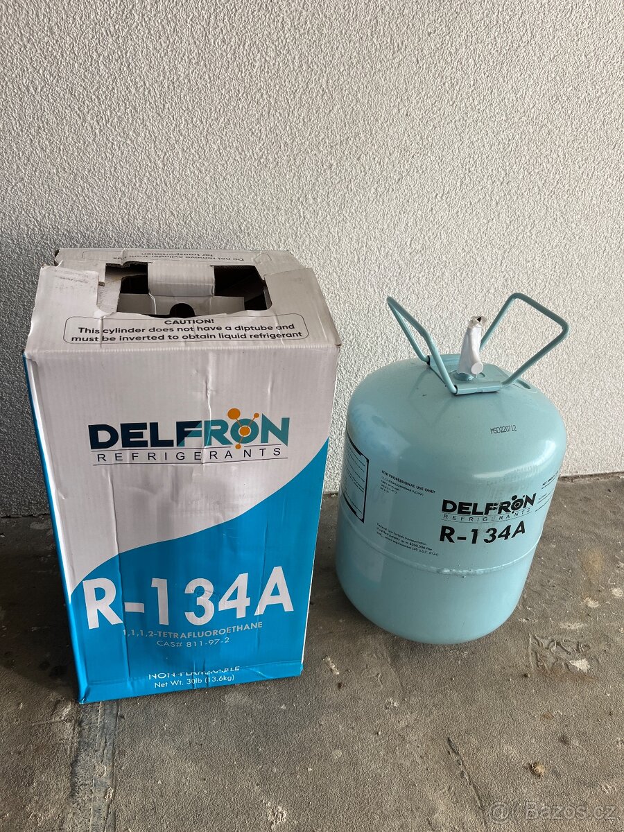Nové chladivo R 134A, 13,6 kg
