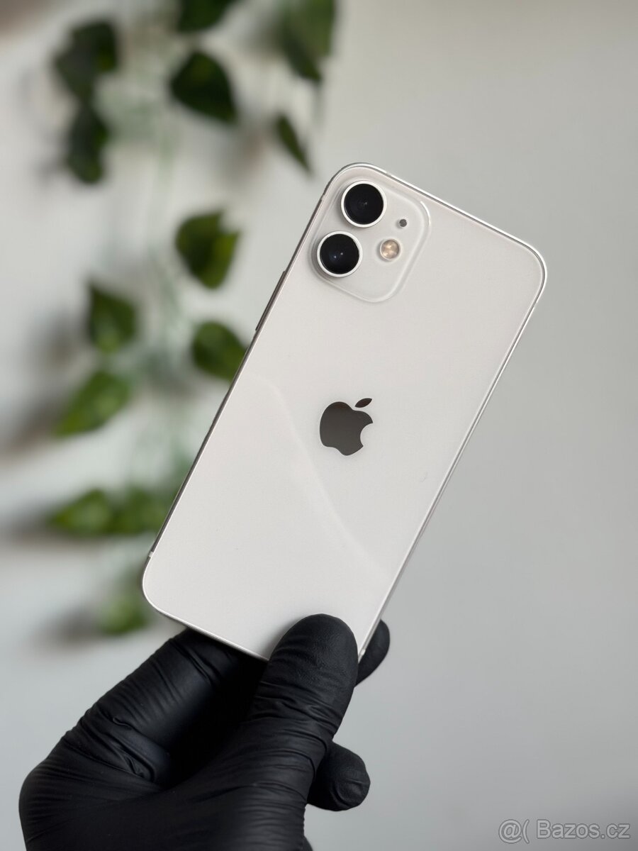 iPhone 12 mini 64GB bílý - 100% baterie