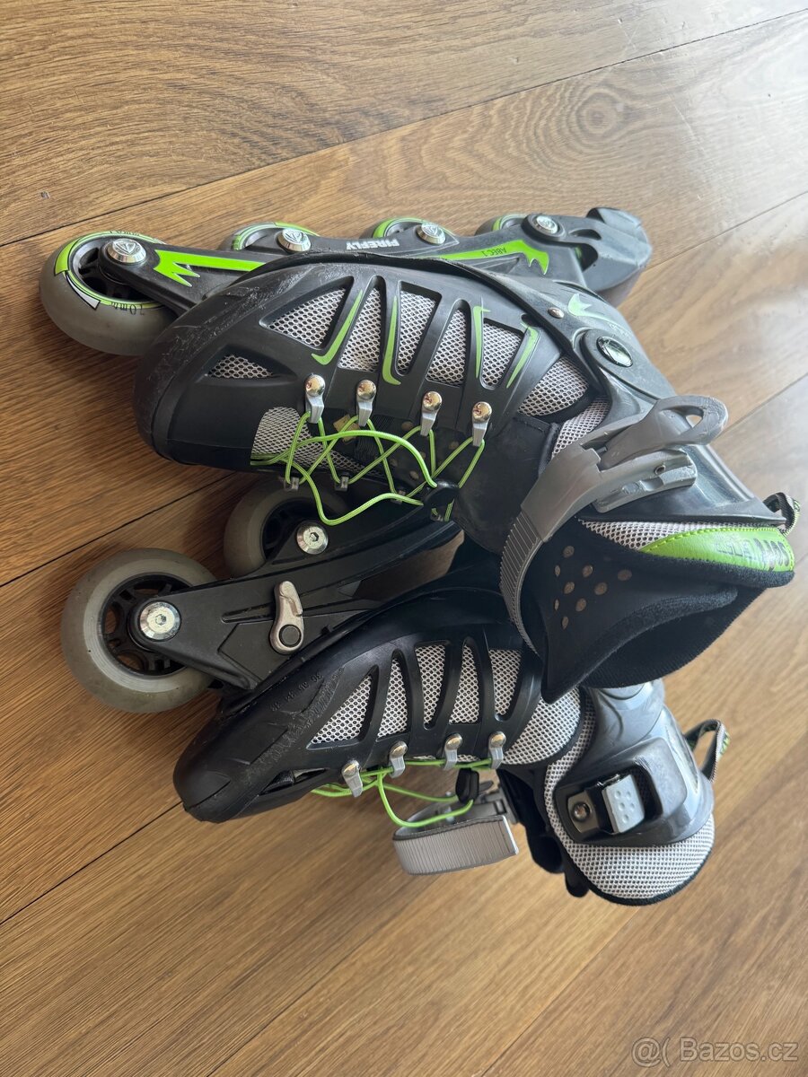 Inline brusle rostoucí vel. 33-36