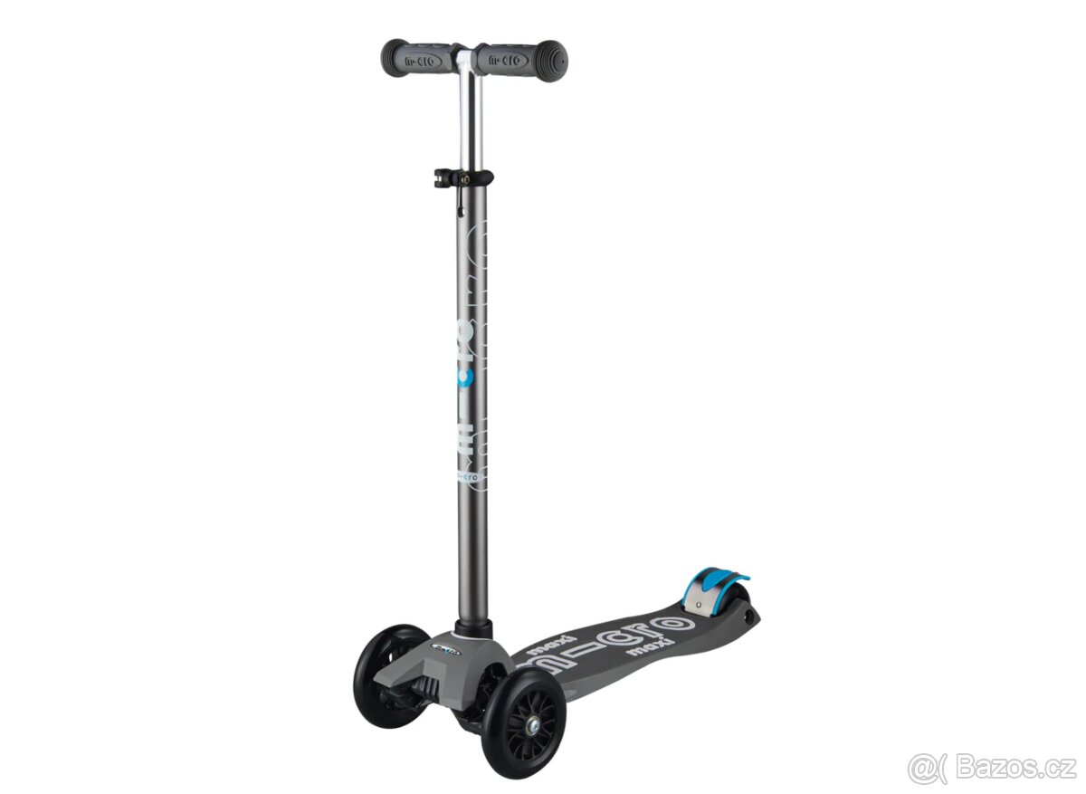 Koloběžka Micro Maxi T Deluxe šedá