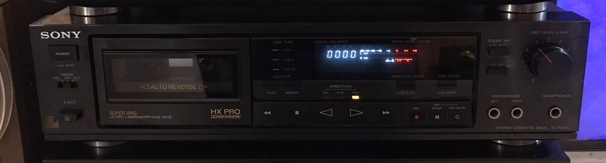 MAGNETOFON SONY TC-RX 55 /ES/ (1989) AUTOREVERZ