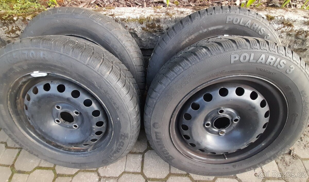 PLECHOVÉ DISKY R14" - 4x100, CITIGO, UP, MII