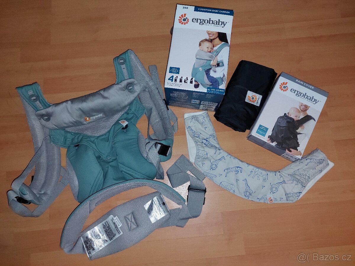 Nosítko Ergobaby + originál pláštěnka a návlek